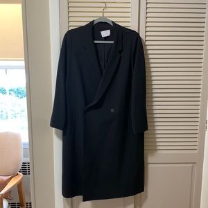 OAK and FORT black duster coat